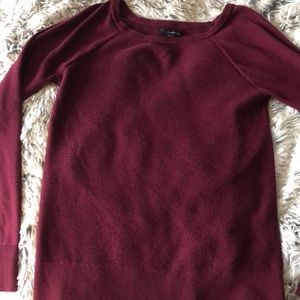 Maroon AE long sleeve tee
